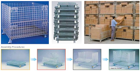 Pallet Mesh Storage System