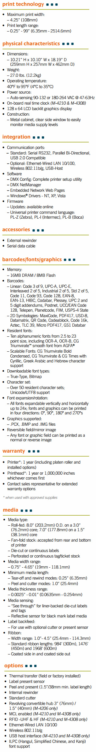 Datamax-Oneil M-Class Mark II