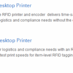 Zebra RZ400/RZ600 Passive RFID Printers